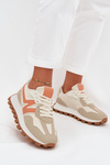 Women's Beige Sports Sneakers Kalelia