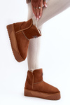 Vegan Platform Snow Boots D.Franklin DFSH371004 Brown