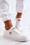 Sneakers On A Platform Lee Cooper LCW-22-31-0837L White