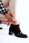 Women's Boots On Low Heel Black Ebba