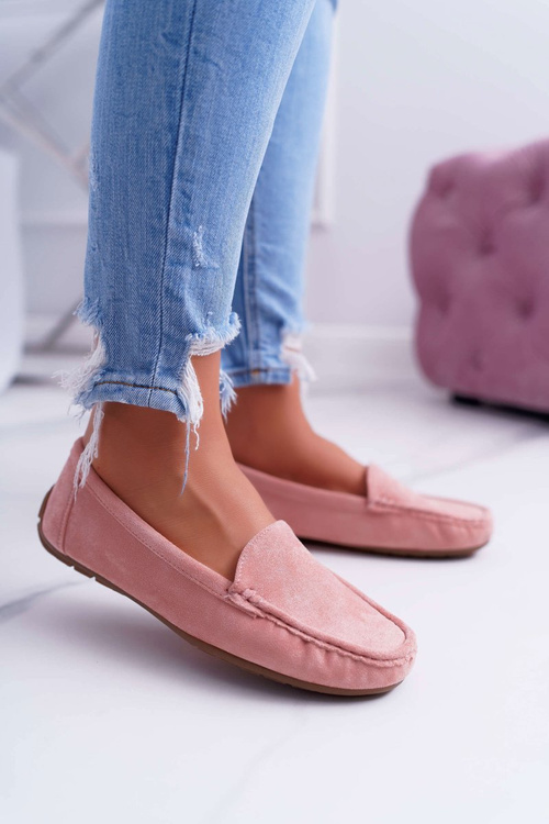 Mokassins Women's Comfortable Eco-suede Pink Lemma
