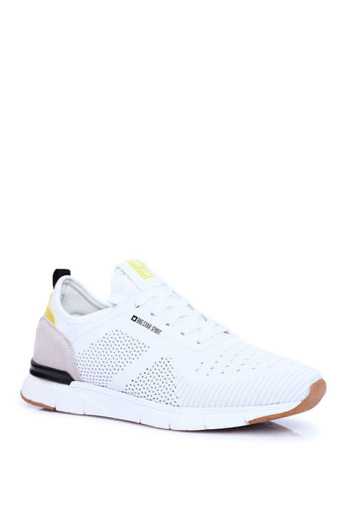 Sportowe Męskie Buty Big Star Białe FF174165