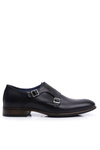 Men's Casual Leather Half Boots Monk Nikopol Black 1720