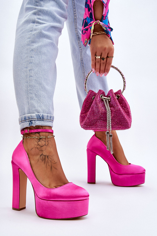 Fashionable High Heel Pumps Fuchsia Hayden