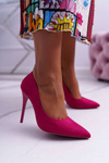 Women's Suede Stilettos Fuchsia Yanna