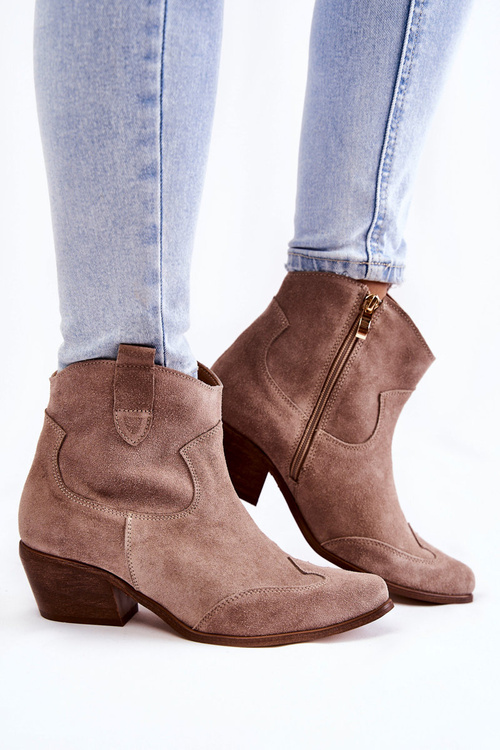 Women's Ankle boots Spitz Lewski Shoes 3236 Cappucino