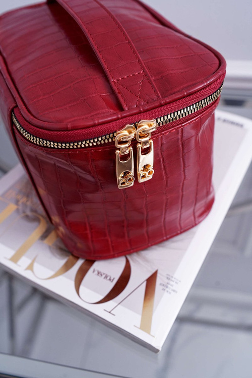 Large Women's Cosmetic Bag Red NOBO NCOS-I0331-C005