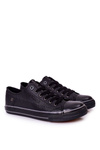 Men's Leather Sneakers Big Star II174002 Black