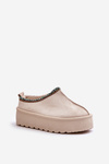 Women's Slippers On Platform With Embroidery Light Beige Neroma