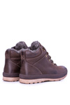 Brown Warmed Leather Men's Abelo Boots