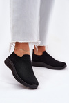 Fabric Slip-On Women's Sports Shoes Black Astusa