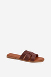 Women's Flat Sandals Dark Brown Mirona