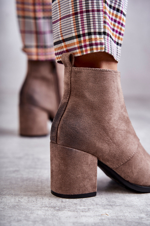 Classic Suede Booties La.Fi 260035DTA-SU Beige
