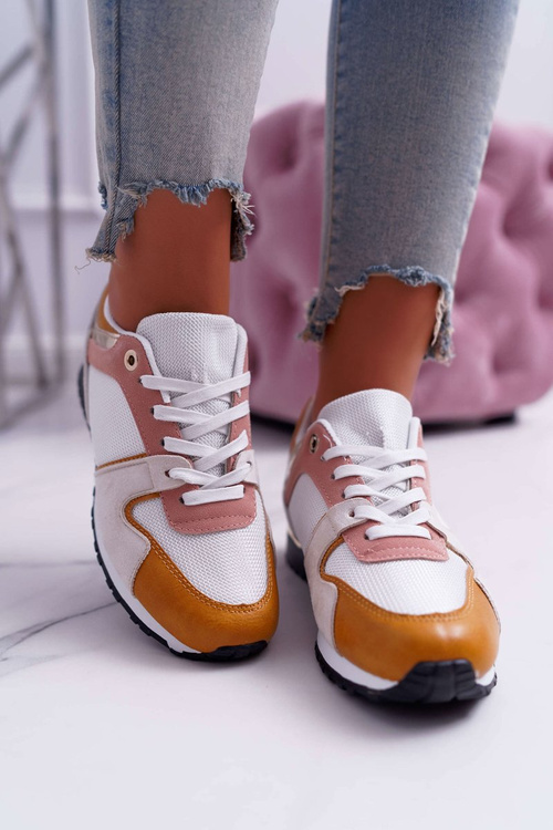 Sportowe Damskie Buty Żółte Merido