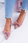 LU BOO Moments ballerinas with detachable bow pink