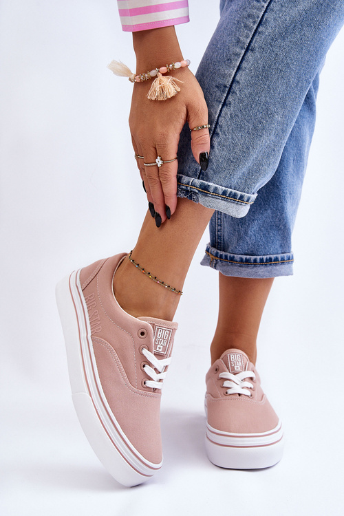 Women's Platform Sneakers Big Star LL274229 Pink