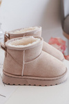 Children's Snow Boots Botki Insulated Beige Nallita