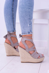 Grey Suede Sandals On Anchor Nowelio