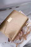 Women's Handbag Gold Lacquered Stylish Clutch Bag