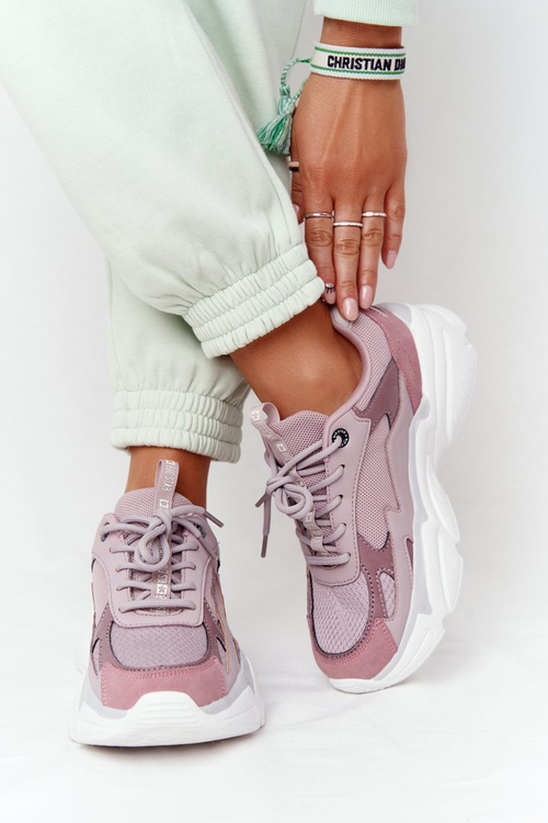 Women's Sneakers Memory Foam Big Star HH274258 Purple