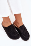Women's Clogs On Cork Platform Black Nivalia