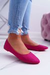 Women's Suede Ballerinas Fuchsia Bueno