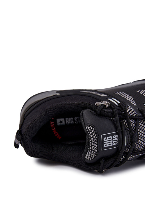 Buty Sportowe Trapery Męskie Memory Foam Czarne Big Star KK174105