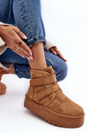 Women's Platform Snow Boots Camel Naredi