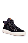 Men's Sneakers Suede Leather Big Star Black GG174330