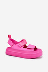 Women's Platform Sandals With Straps Fuchsia Nitepira