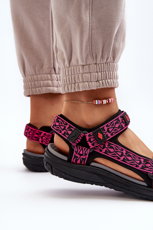 Sandały Damskie Fuksja Lee Cooper LCW-24-34-2608