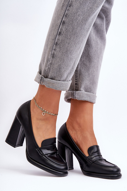 Stylish Heels On The Stiletto Black Florence