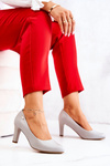 Women's Sergio Leone Grey Matte Orsola pumps