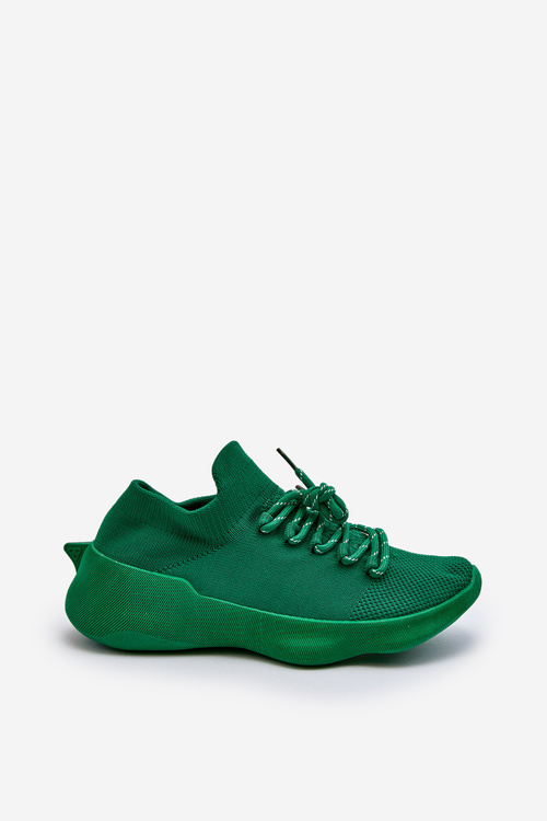 Buty Sportowe Damskie Wsuwane Juhitha Zielone G-23