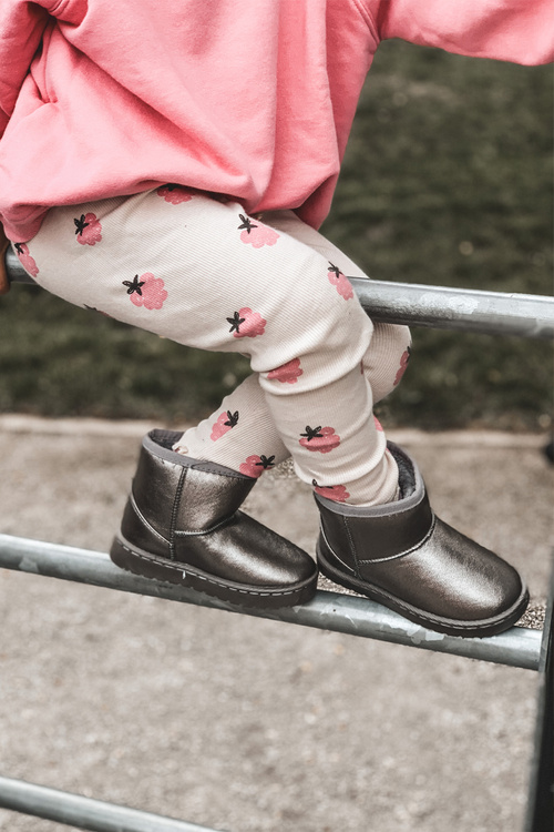 Warmed Children's Pewter Scooby Snow Boots