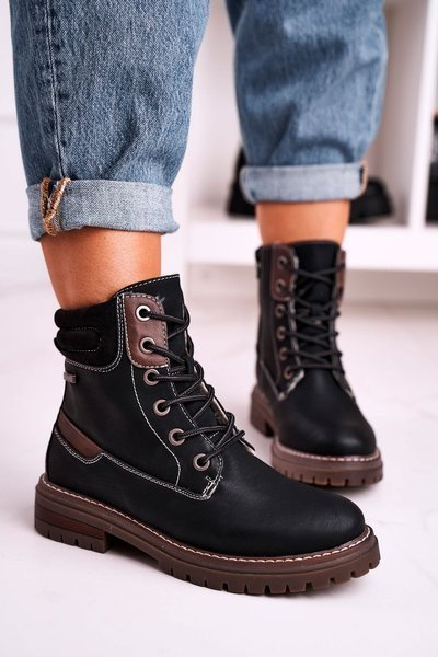 Women's Insulated Workers Boots Black Timber