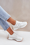 Sneakersy Buty Sportowe Damskie Białe Britma