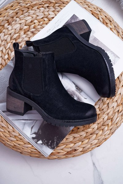 Women's Heeled Boots Sergio Leone Black BR BT702