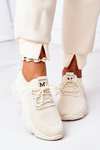 Women's Sport Shoes Sneakers Beige Fashion