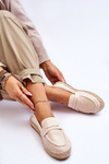 Women's Suede Espadrilles Light beige Keyla