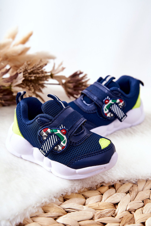 Children's Velcro Sports Shoes Befado 516P094 Navy Blue