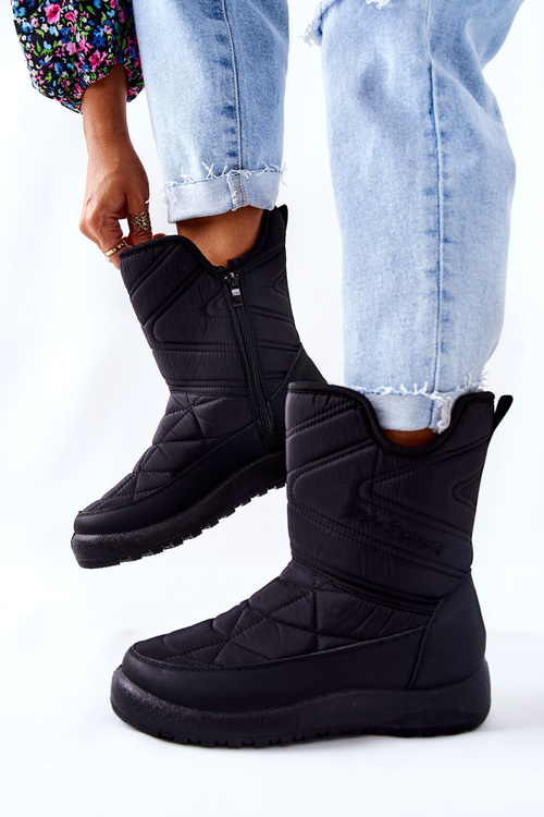 High Warm-up Snowboots Black Winessa