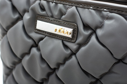 Quilted Grey Handbag Letterbox Nobo