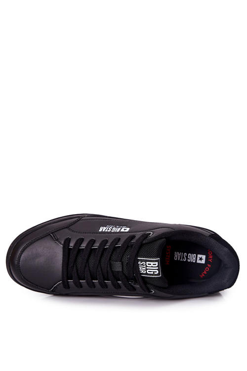 Tenisówki Skórzane Memory Foam Big Star Czarne II174169
