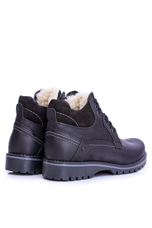 Men's and Youth Black Fleece Warmed Boots Komodo 885