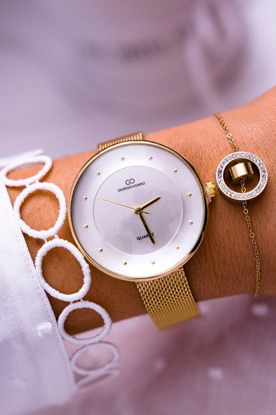 Women's Watch Giorgio & Dario Gold Vina