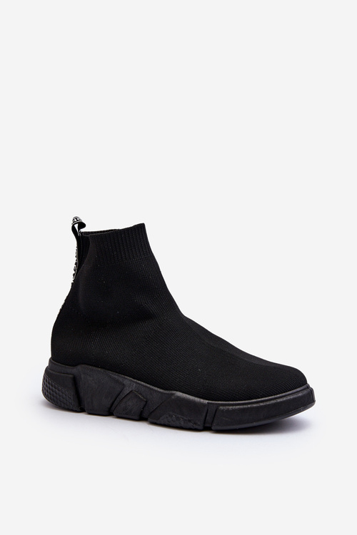 Women's Sports Shoes with Sock Black Zirila