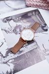 Women's Watch GG Luxe Pink Gold White Dial Bemas