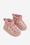 Children's Snow Boots with Strawberries Pink Gracina