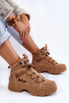 Women's Trekking Shoes Trappers Lee Cooper LCJ-22-31-1442 Brown